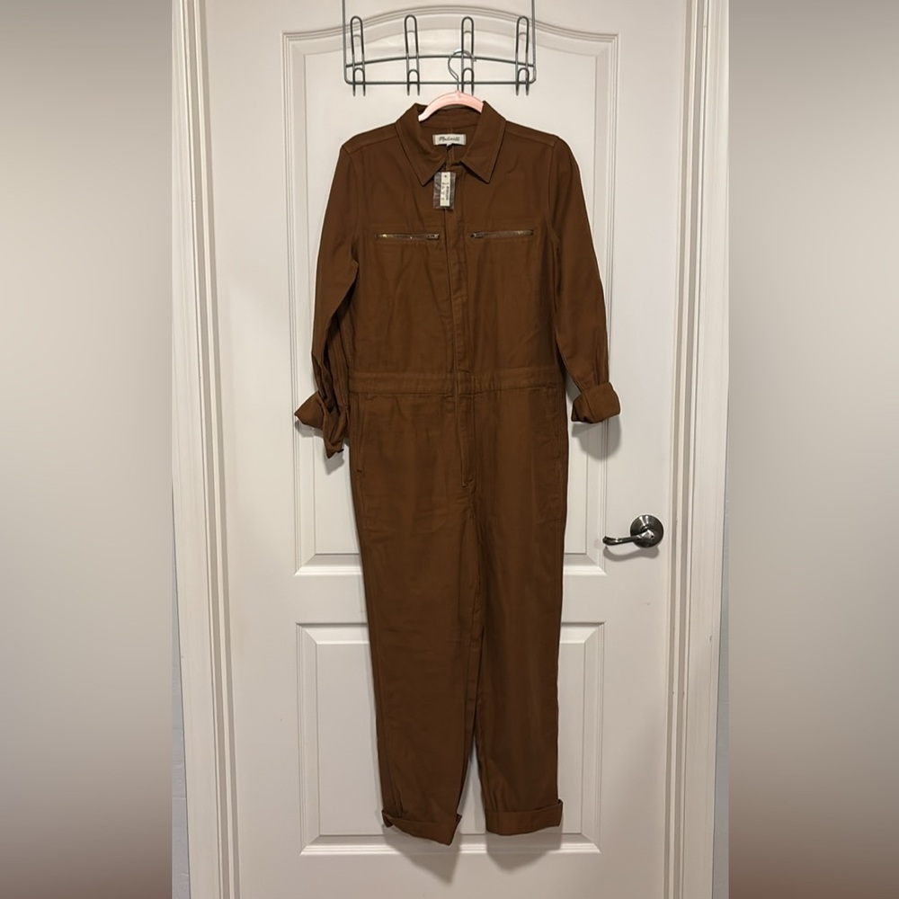 Madewell Chestnut Brown Jumpsuit